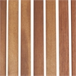 Safavieh Rocklin Wood 4 Pc Outdoor Set in Natural / Black