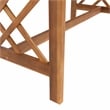 Safavieh Fontana Wood  4 Pc Outdoor Set  in Natural / Beige / Navy / White