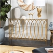 Safavieh Carina Iron Oval Ringed Console Tab in Gold