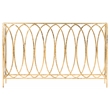 Safavieh Carina Iron Oval Ringed Console Tab in Gold