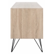 Safavieh Jeralyn Wood and Metal Sideboard  in Light Oak / Black