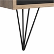 Safavieh Jeralyn Wood and Metal Sideboard  in Light Oak / Black