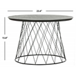 Safavieh Roper Wood and Metal End Table in Black
