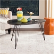 Safavieh Rocco Wood and Metal Coffee Table in Black