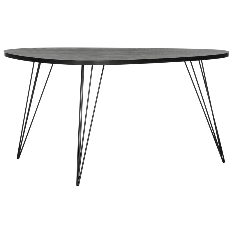 Safavieh Rocco Wood and Metal Coffee Table in Black