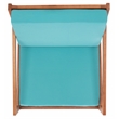 Safavieh Vernon Wood Rocking Chair in Natural / Aqua