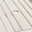 Safavieh Brea Wood Twin Seat Bench  in White