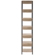 Safavieh Lisa Wood and Iron Etagere in Oak / Black