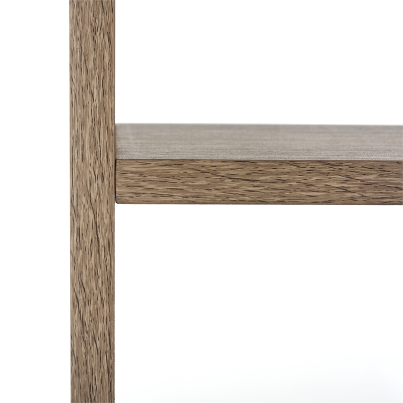 Safavieh Terrence Wood and Iron Etagere in Light Brown / Black