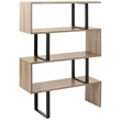 Safavieh Louise Wood and Iron Etagere in Light Brown / Black