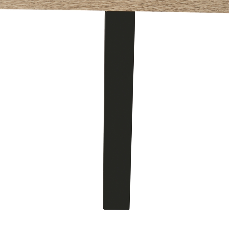 Safavieh Louise Wood and Iron Etagere in Light Brown / Black