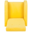 Safavieh Aida Wood and Iron Accent Chair in Yellow