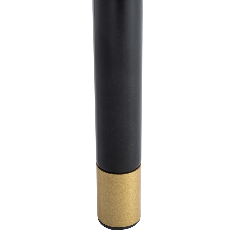 Safavieh Shiloh Wood and Metal Media Stand in White / Walnut