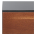 Safavieh Vance Wood and Metal 1Door 2Drawer 2Shelf Media Stand in Black / Brown