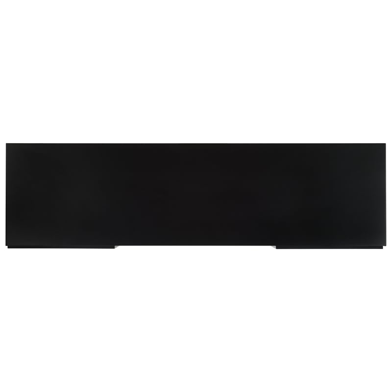 Safavieh Zadie 2 Shelf Wood Media Stand in Black / Natural