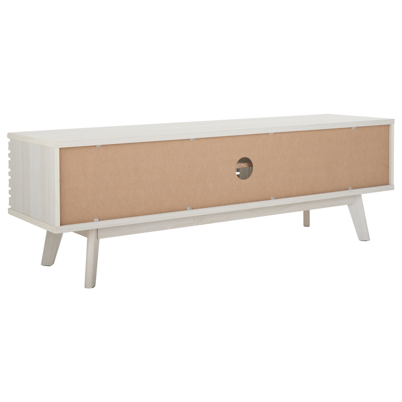 Safavieh Esma Wood 1 Shelf Media Stand in White