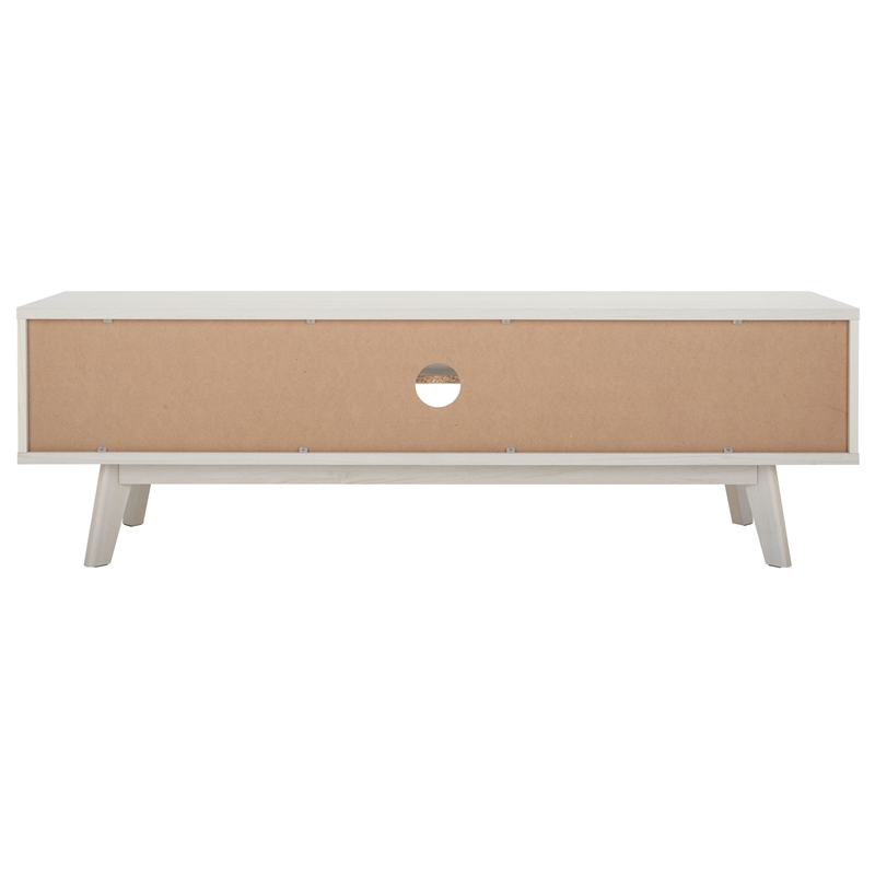 Safavieh Esma Wood 1 Shelf Media Stand in White