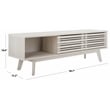 Safavieh Esma Wood 1 Shelf Media Stand in White
