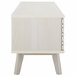 Safavieh Esma Wood 1 Shelf Media Stand in White