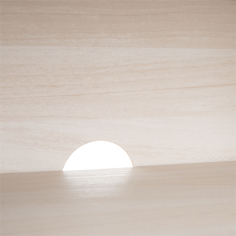 Safavieh Claude Wood 1Door 2Shelf Media Stand in White / Natural