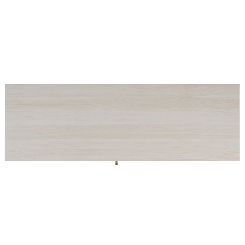 Safavieh Claude Wood 1Door 2Shelf Media Stand in White / Natural