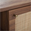 Safavieh Claude Wood 2Door 2Shelf Media Stand in Walnut / Natural