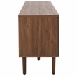 Safavieh Claude Wood 2Door 2Shelf Media Stand in Walnut / Natural