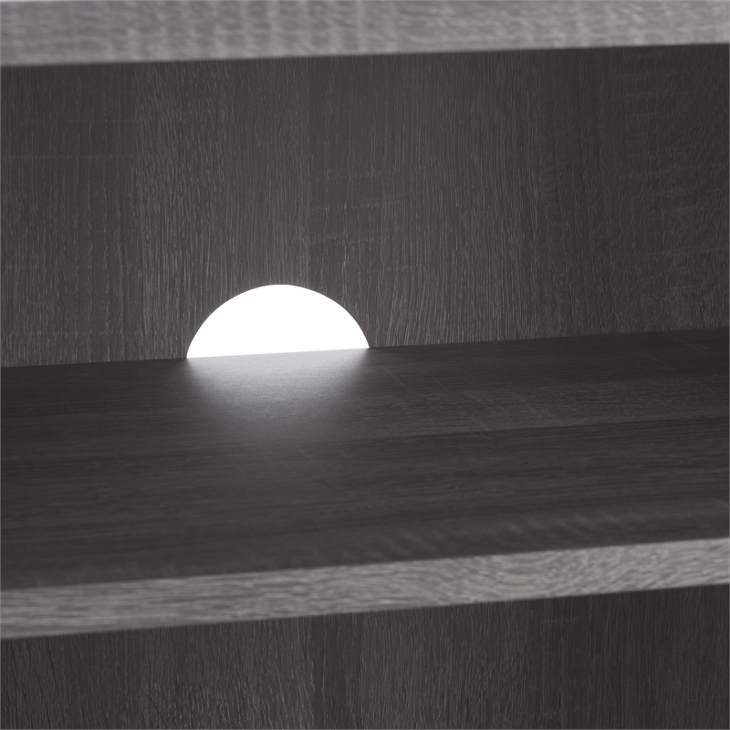 Safavieh Ophelia Wood 2Door 2Shelf Media Stand in Black / Natural