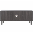 Safavieh Ophelia Wood 2Door 2Shelf Media Stand in Black / Natural