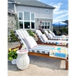 Safavieh Solano Wood Sunlounger in Natural / Gray