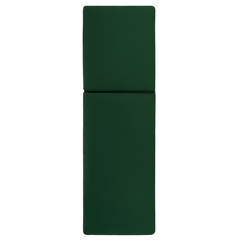 Safavieh Solano Wood Sunlounger in Natural / Green