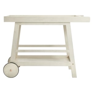 Safavieh Renzo Wood Bar Cart in White