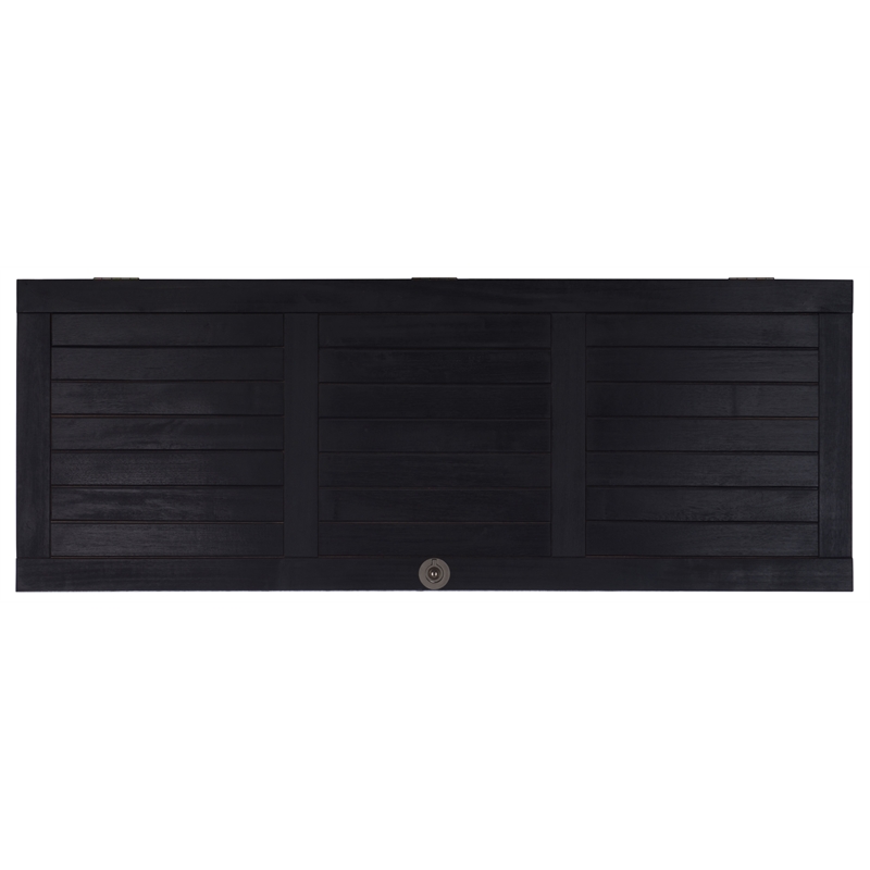 Safavieh Elina Wood Cushion Box in Black