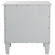 Safavieh Kira Wood and Iron Side Table in Gray