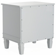 Safavieh Kira Wood and Iron Side Table in Gray