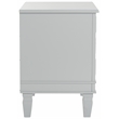 Safavieh Kira Wood and Iron Side Table in Gray