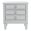 Safavieh Kira Wood and Iron Side Table in Gray