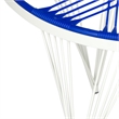 Safavieh Launchpad Iron Chair in Blue / White