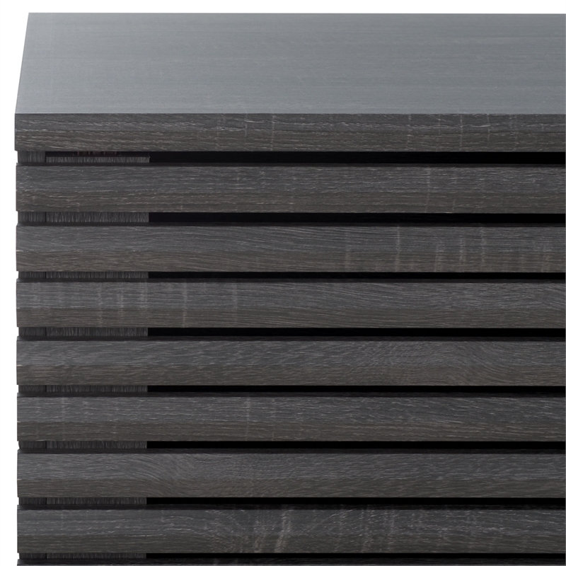 Safavieh Aricia Wood Small 2Door Media Stand in Black