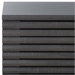 Safavieh Aricia Wood Small 2Door Media Stand in Black