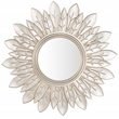 Safavieh Alba Sunburst Wood and Metal Mirror  in Vintage Bronze