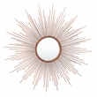 Safavieh Genevieve Sunburst Wood and Metal Mirror in Copper