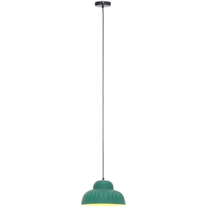 Safavieh Destryn Paper and Iron 13&quot Pendant  in Green