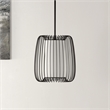 Safavieh Yumi Iron and Fabric 12.5 Inch Pendant in Bronze