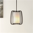 Safavieh Yumi Iron and Fabric 12.5 Inch Pendant in Bronze