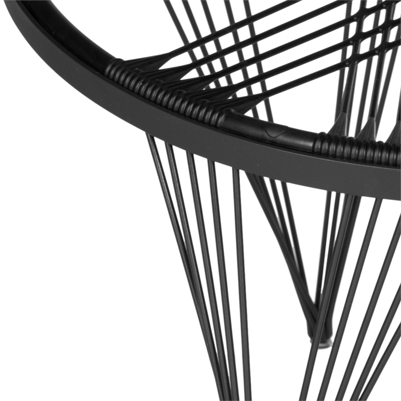 Safavieh Launchpad  Iron Chair in Black