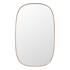 Safavieh Varia Metal and Glass 23&quot Mirror in Brass