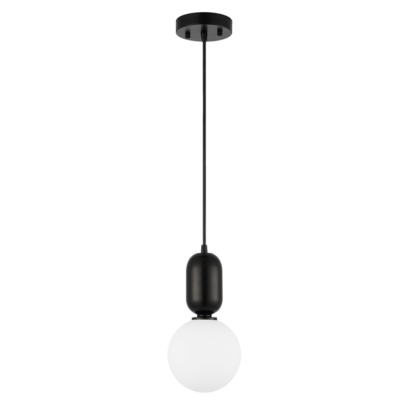Safavieh Amagiri Glass and Iron 6 Inch Pendant in Multi-Color