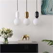 Safavieh Amagiri Glass and Iron 6 Inch Pendant in Multi-Color