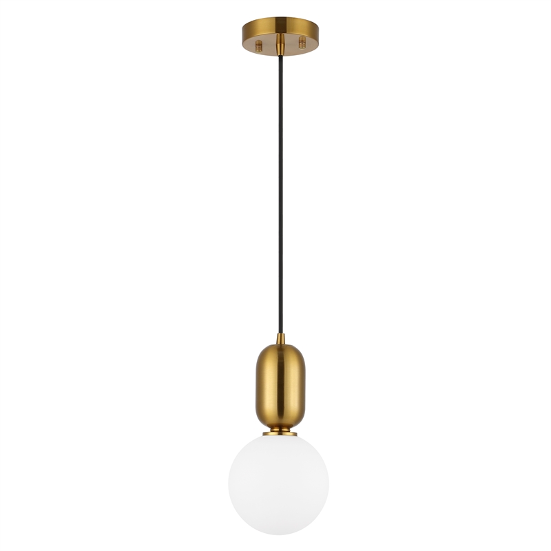 Safavieh Amagiri Glass and Iron 6 Inch Pendant in Multi-Color